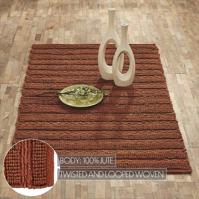 Laila Amber Jute Rug 36x60