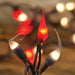Scarlet & Gray Silicone Teeny Lights 50ct