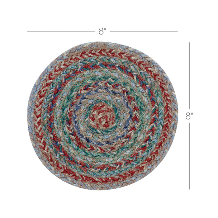 Multi Jute Trivet 8 inch Diameter