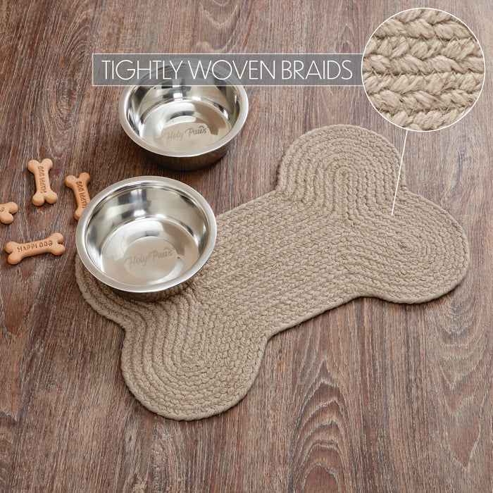 Natural Indoor/Outdoor Small Bone Rug 11.5x17.5