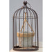 Wire Birdcage with Jute and Cement Plant Holder Medium