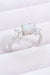 925 Sterling Silver Opal and Zircon Ring Opal