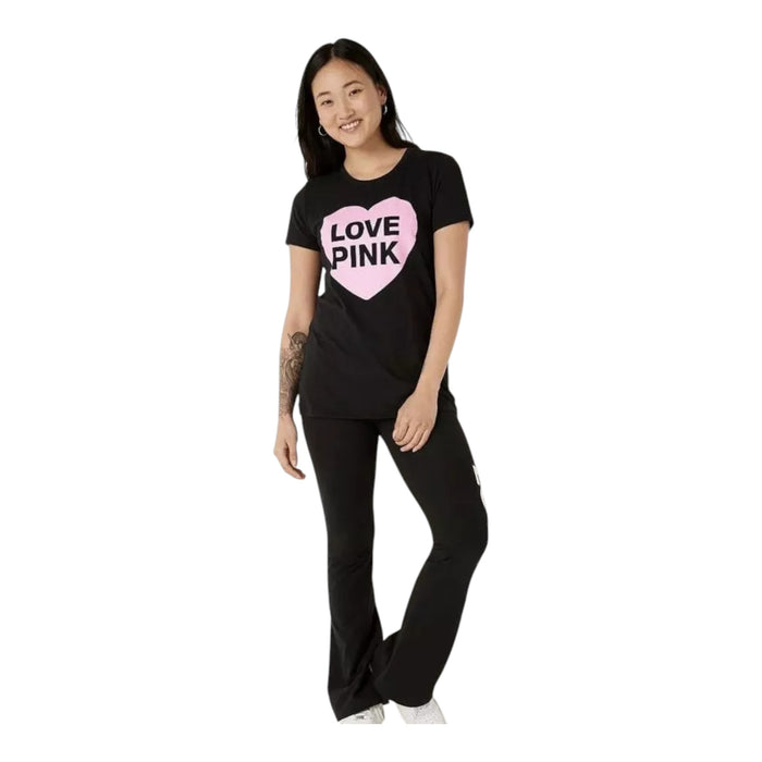 VICTORIA'S SECRET PINK Cotton Tee Shirt LOVE PINK