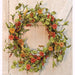 Primitive Burlap Flower Wreath