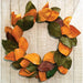 Fall Magnolia Leaves Wreath 22"