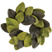 Elegant Magnolia Leaves Wreath 12"