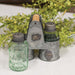 Galvanized Salt & Pepper Shaker Caddy