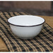 Black Rim Enamel Cereal Bowl