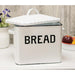 Black Rim Enamel Bread Box