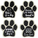 4/Set Dog Paw Magnets