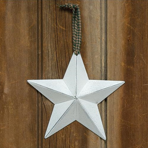 Farmhouse White Barn Star 5"