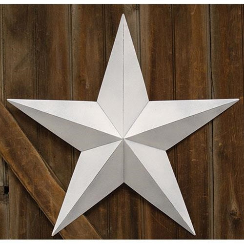 Farmhouse White Barn Star 24"