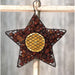 Wire Mesh Star w/ Orange Potpourri 9"