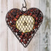 Wire Mesh Heart w/Apple Potpourri