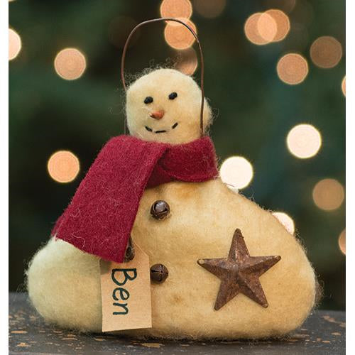 Ben Snowman Ornament