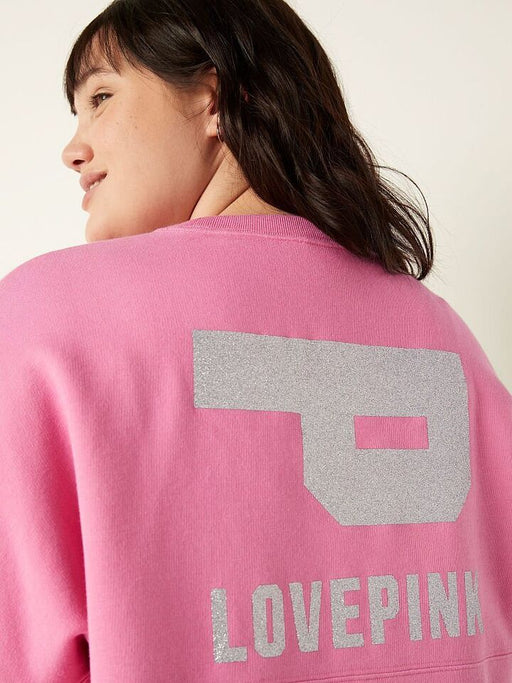 Victoria's Secret Pink Varsity Crew Sweatshirt